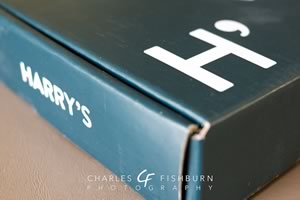 Harry’s shipping box
