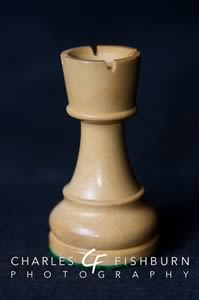 Kasparov Signature wooden chess set, white rook