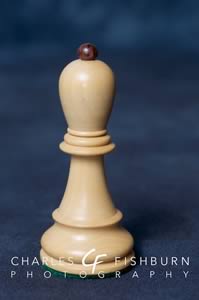House of Staunton Zagreb '59 wooden chess set, white bishop